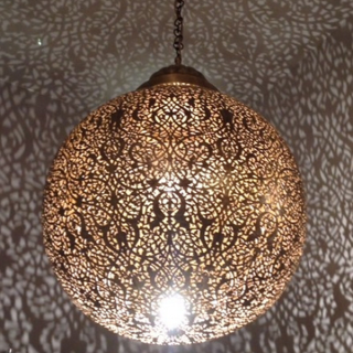 Rose Gold Moroccan Handmade Pendant Lamps - Durable and Versatile Beauty