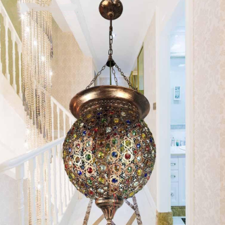 Moroccan Metal Pendant Lamps | Handmade Vintage Lighting