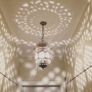 Moroccan Metal Pendant Lamp | Handmade Vintage Lighting