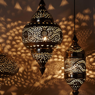Exotic Moroccan Pendant Lamps - Vintage Hand-Crafted Lighting
