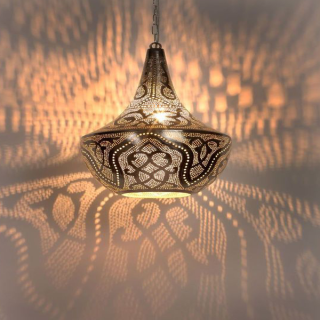 Moroccan Brass Pendant Lamps - Handcrafted Vintage Lighting