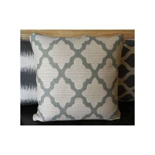 Luxury Khaki & White Moroccan Quatrefoil Pillows