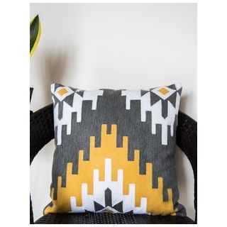 Moroccan Handwoven Mosaic Print Throw Pillows