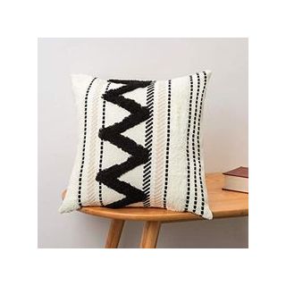 Moroccan Zigwag Hand-Crafted Throw Pillows by Berber Artisans