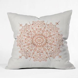Pink Flower Mandala Handmade Moroccan Throw Pillow