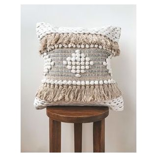 Boho Fringed Moroccan Throw Pillows