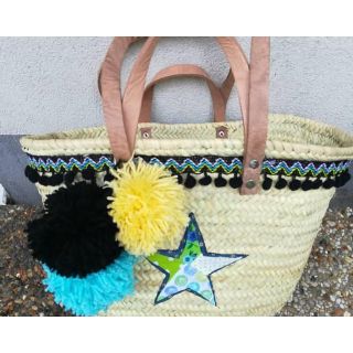 Handcrafted Moroccan Pom Pom Baskets | Eco-Friendly & Stylish
