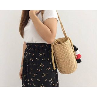 Moroccan Handmade Pom Pom Cylinder Baskets - Black, Red, White