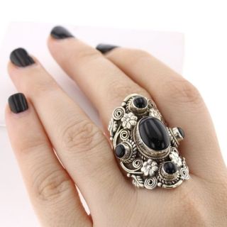 Handcrafted Moroccan Tuareg Berber Rings - Vibrant Colors