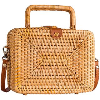 Unique Berber Handwoven Straw Clutch For Eco-Friendly Style