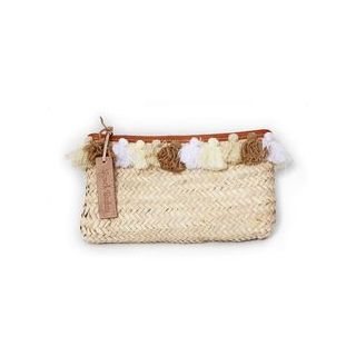 Moroccan Eco-Friendly Straw Clutch | Handmade by Berber Women