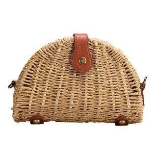 Handwoven Moroccan Straw Clutch - Eco-Friendly & Ethically Crafted