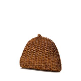 Moroccan Handwoven Straw Clutch Bag