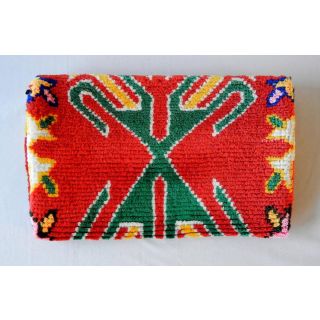 Eco-Friendly Handwoven Straw Clutch - Moroccan Berber Crafted