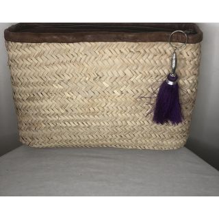Moroccan Handwoven Straw Clutch - Ethical Statement Piece