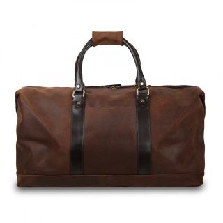Moroccan Leather Travel Bag - Stylish & Durable Handmade Bag