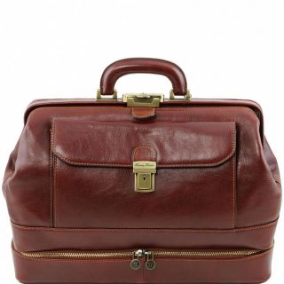 Mahogany Leather Travel Bag - Premium Quality and Style