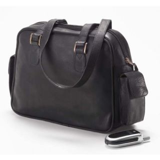 Handmade Pebble Black Moroccan Leather Travel Bag - Durable & Stylish
