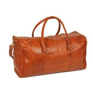 Luxury Hazelnut Brown Moroccan Leather Travel Bag