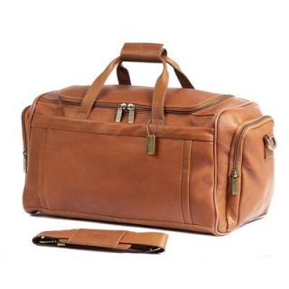 Tan Moroccan Leather Handcrafted Travel Bag | Premium Quality