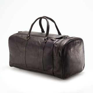 Handcrafted Dark Brown Leather Travel Bag - Moroccan Artisan Luxury & Durability