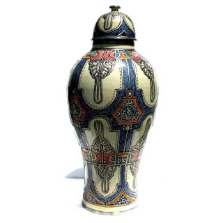 Moroccan Hand-Painted Pottery Vase 132 - Exquisite Design