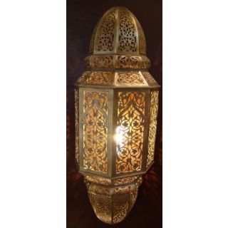 Handmade Moroccan Silver Metal Pendant Lamps