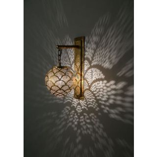 Enchanting Moroccan Silver Wall Lamps | Handmade Craftsmanship