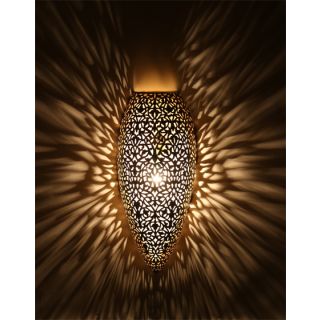 Moroccan Silver Metal Wall Lamps - Vintage Pendant Lighting
