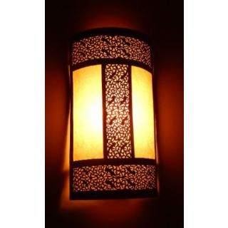 Moroccan Silver Metal Pendant Wall Lamp