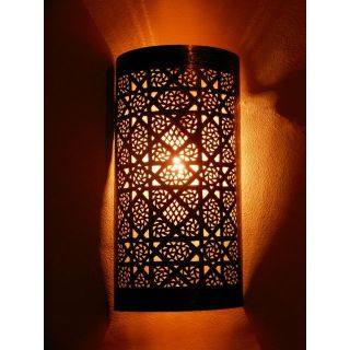 Moroccan Silver Metal Pendant Wall Lamps