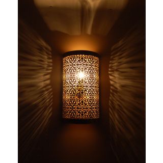 Moroccan Silver Metal Pendant Wall Lamps | Intricate Designs