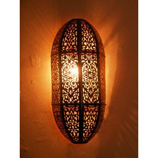 Vintage Silver Moroccan Wall Lamp for Indoor & Outdoor Spaces