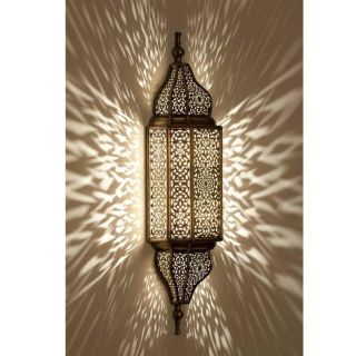 Moroccan Handcrafted Silver Wall Lamps - Vintage Indoor & Outdoor Lighting