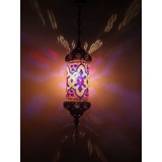 Moroccan Silver Handmade Wall Lamp - Vintage Charm, Outdoor & Indoor Usage