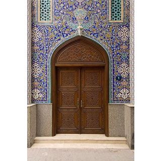 Vintage Moroccan Hand-Carved Wood Door 139 - Premium Quality Craftsmanship