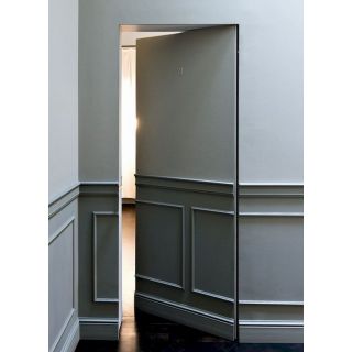 Artisan-Crafted Solid Wood Door for Modern, Industrial Style