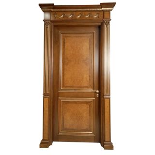 Solid Wood Moroccan Front Door - Durable & Elegant Statement Piece