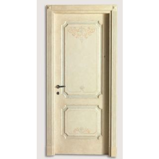 Elegant Light Oak Wood Door 058 | High-Quality Moroccan Craftsmanship