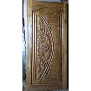 Moroccan Handcrafted Wood Front Door