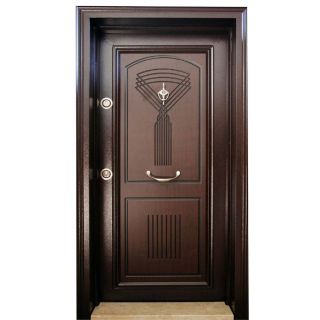 Dark Wood Front Door | Premium Solid Wood Entryway Door