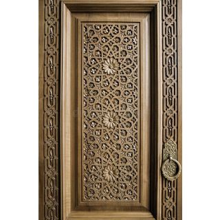 Hand-Carved Moroccan Wood Doors