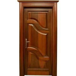 Premium Moroccan Solid Wood Entrance Door - Custom Dimensions and Quality