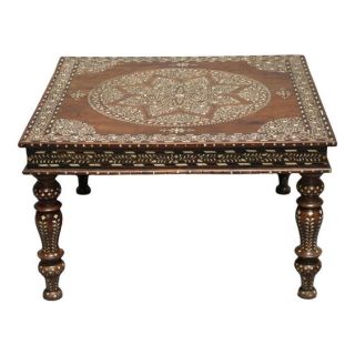 Handcrafted Moroccan Wood Table - Exotic Artisanal Furniture