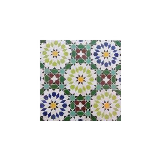 Vibrant Moroccan Mosaic Tiles - Handcrafted Multi-Color Design