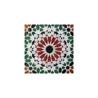 Moroccan Mosaic Tile | Vibrant Floral Geometric Design