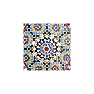 Moroccan Mosaic Pattern in Multi Colors - High-Quality Durable Tiles