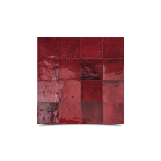 Moroccan Mosaic Sangria Red Tiles