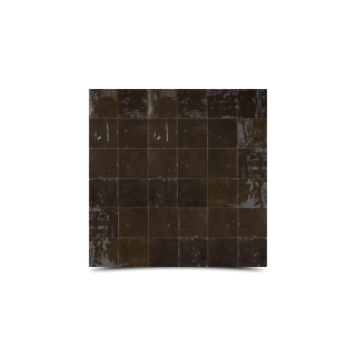 Moroccan Mosaic Brown Color Tile - Handcrafted Glazed 6x6 Tile, Indoor/Outdoor, Matte Finish