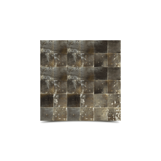 Moroccan Mosaic Solid Coffee Brown Tiles - Handmade Glazed 6x6 Mosaics
